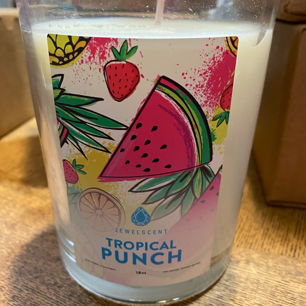 Jewelscent fruit punch size‎ 8 candle
